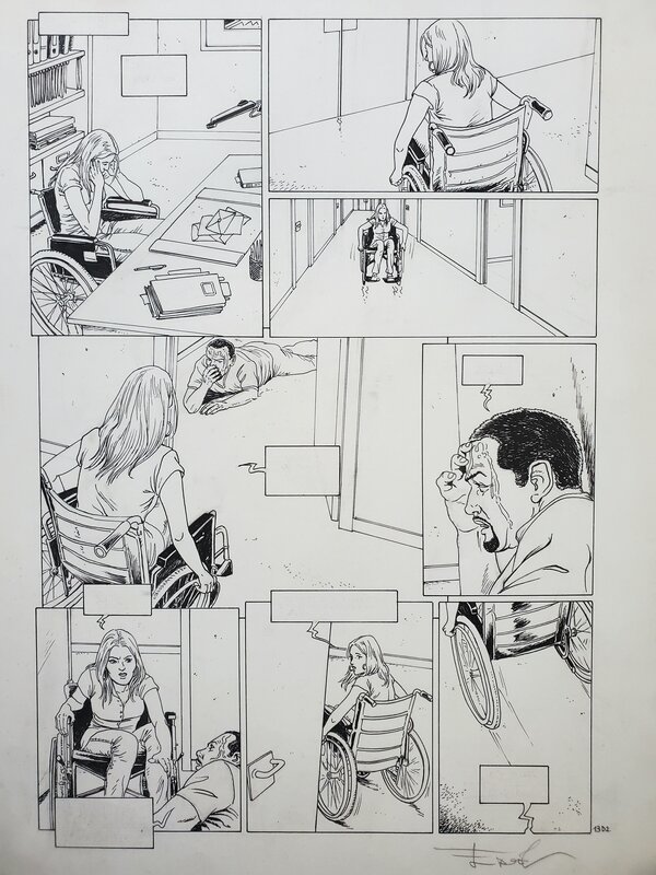 DISPARITIONS par Ersel - Planche originale