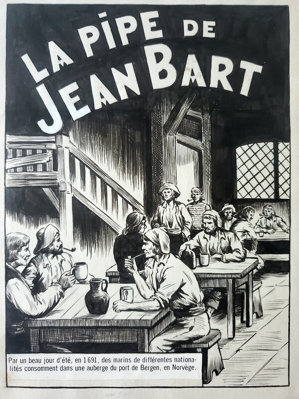Raymond Houy, LA PIPE DE JEAN BART - Planche originale