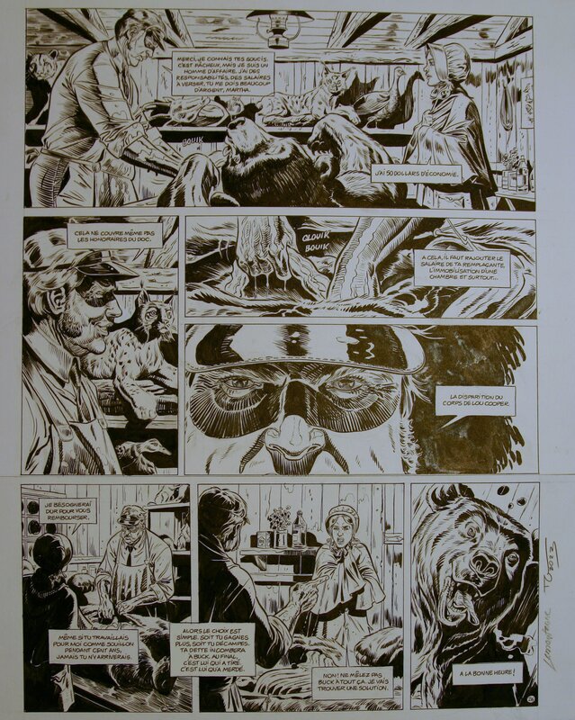 Jacques Lamontagne, Wild WEST, CALAMITY JANE - Comic Strip
