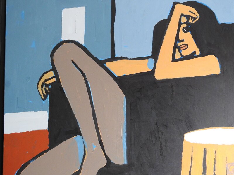 Jean-Claude Götting, Instants volés - Les collants - Original art
