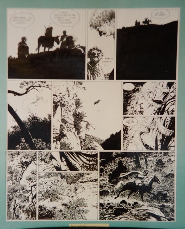 Germain par Hermann - Planche originale