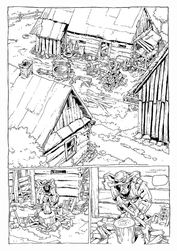 Jakub Wędrowycz by Andrzej Łaski, Andrzej Pilipiuk - Comic Strip