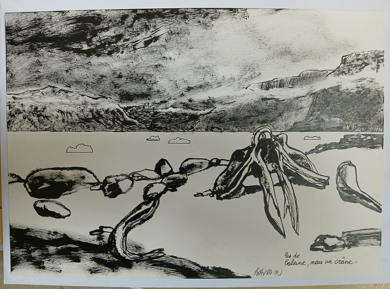 En vente - Nunavut par Edmond Baudoin - Planche originale
