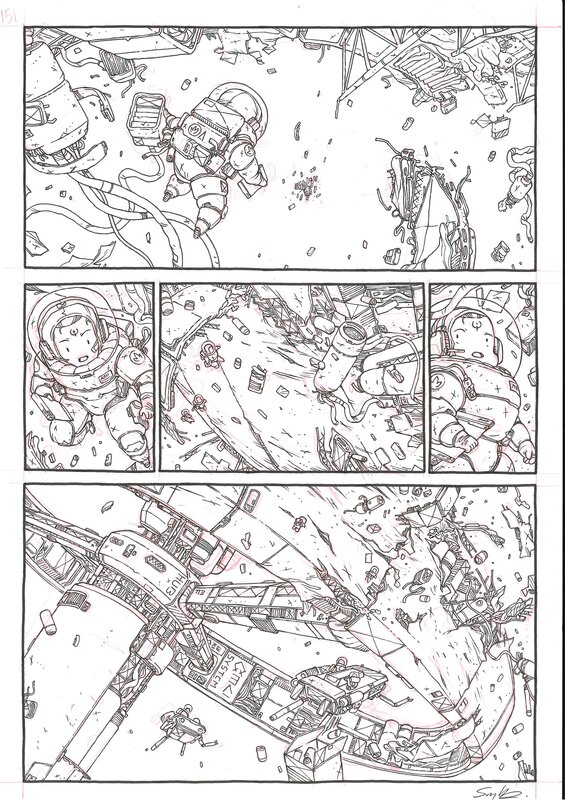 Frontier - Pl 151 par Guillaume Singelin - Planche originale