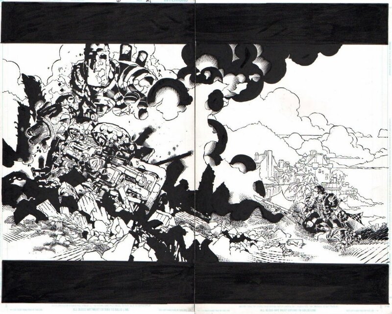 Chris Bachalo, Richard Friend, Steampunk #6 Pg 21-22 - Planche originale