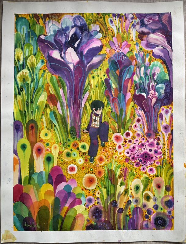 David SALA - Le poids des héros - Original Illustration