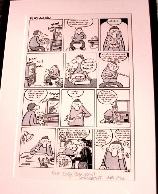 Play again ! par Éric Ivars - Planche originale