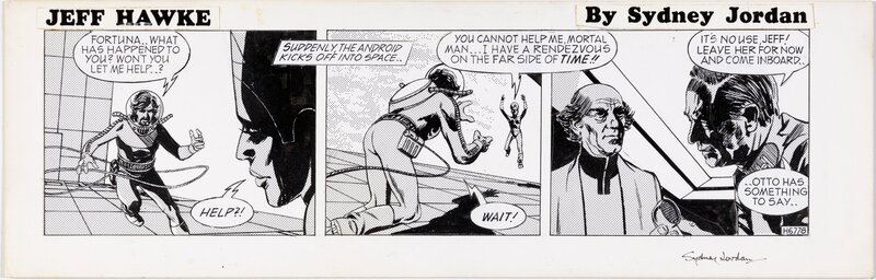 Jeff Hawke by Sydney Jordan, Paul Neary - Comic Strip