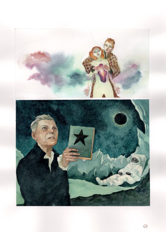 For sale - David Bowie by Grazia La Padula - Comic Strip