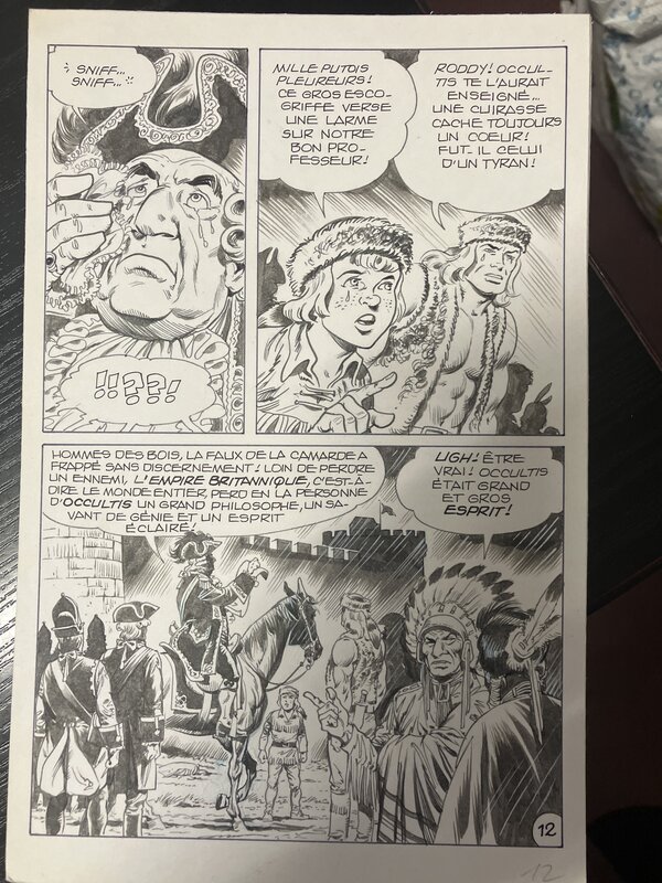 Le GRAND BLEK par JEAN YVES MITTON - Planche originale