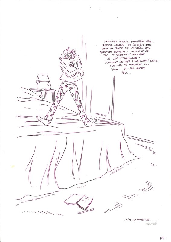 For sale - Agnès Maupré - Le journal d'Aurore Tome 1 p.127 - Comic Strip
