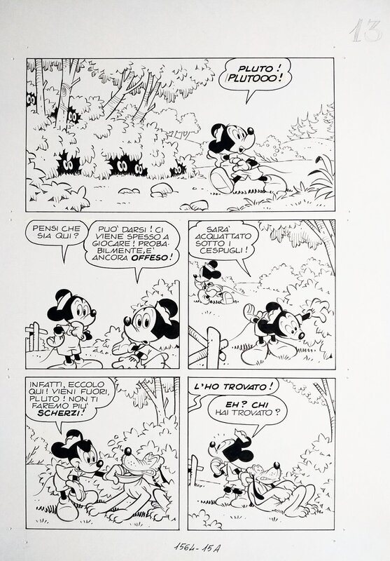 Massimo De Vita, Massimo Marconi, Pluto e l'invasione dei replicanti - Comic Strip
