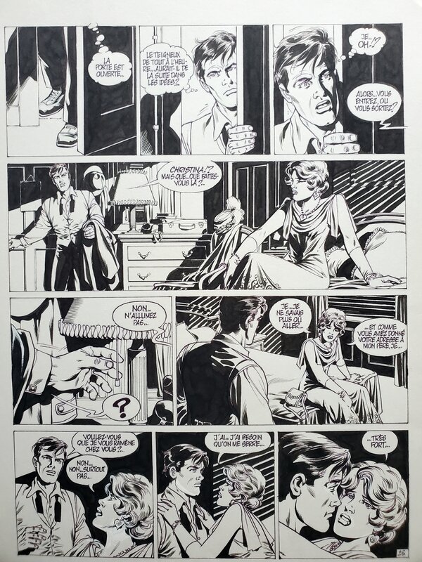 Jean-Yves Mitton, DE SILENCE ET DE SANG - Comic Strip
