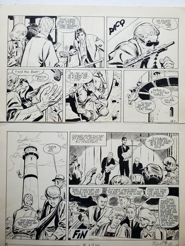 BILLY HATTAWAY par Antonio Parras - Planche originale