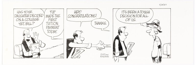 Jerry Scott, Jim Borgman, Zits daily, May 24 2011 - Planche originale