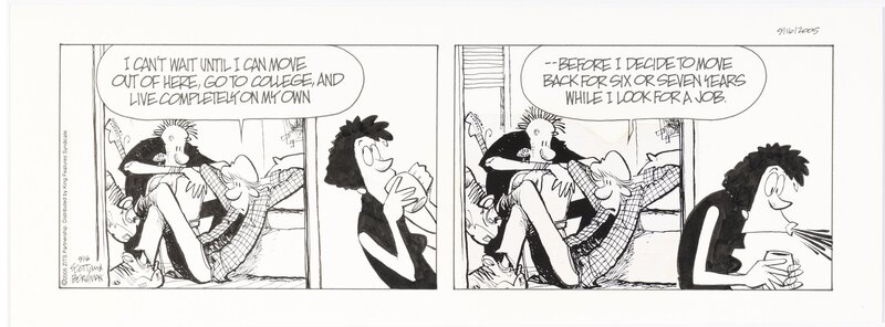 Jerry Scott, Jim Borgman, Zits, September 16 2005 - Comic Strip