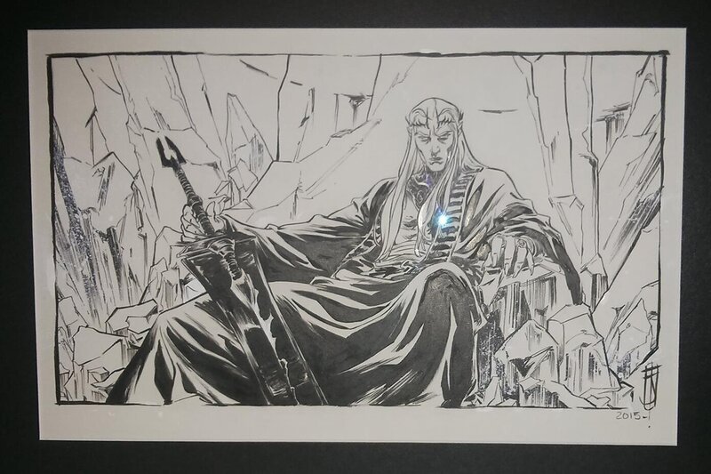 Elric par Julien Telo - Illustration originale