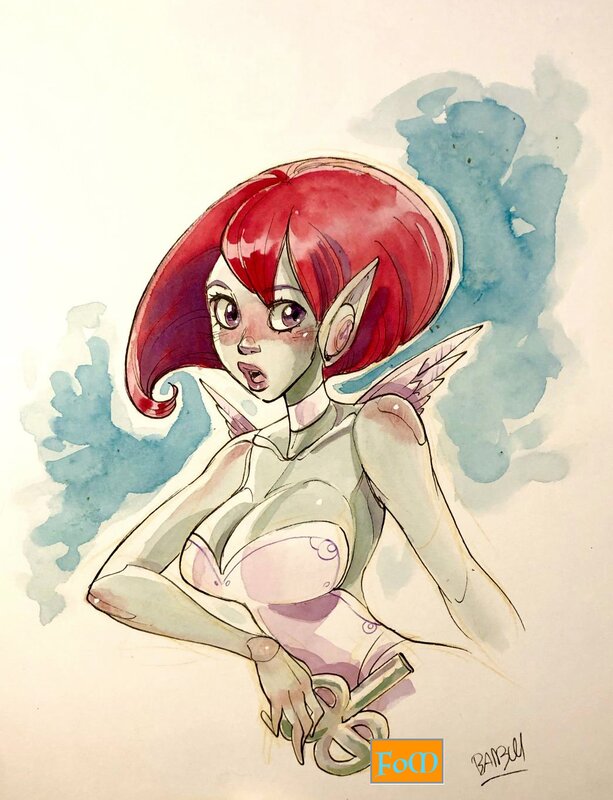 Noa par Alessandro Barbucci - Illustration originale