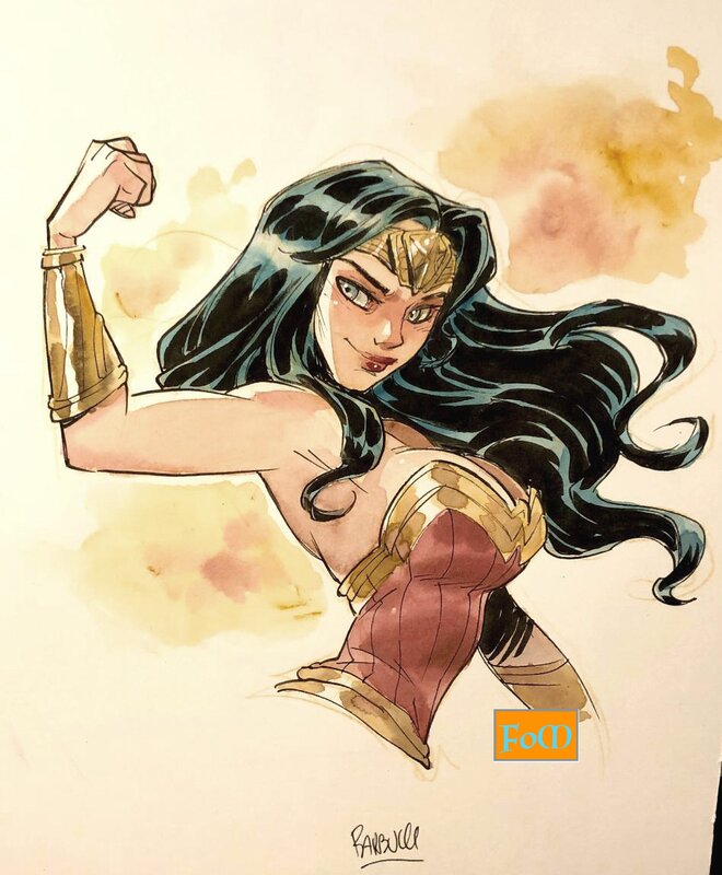 Wonder Woman by Alessandro Barbucci - Original Illustration