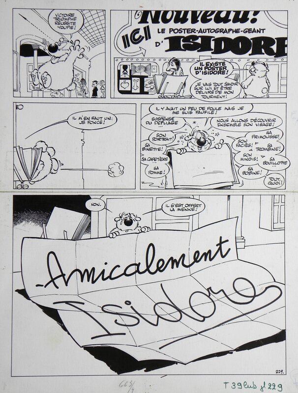 For sale - » CUBITUS  » – Planche Originale – Dupa - Comic Strip