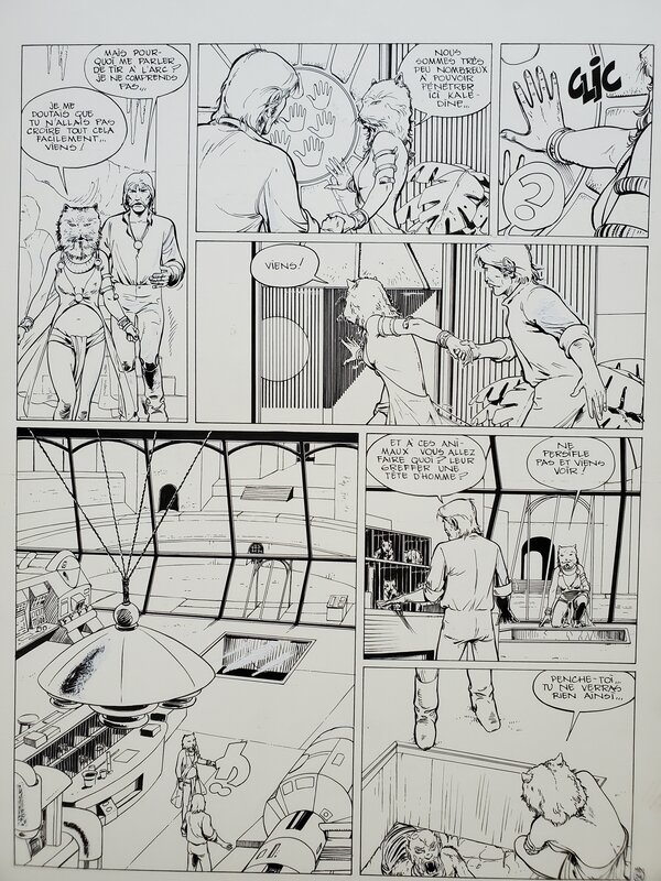 Ferry, IAN KALEDINE   T3 LA MEMOIRE FU FOND DE L'OEIL - Planche originale