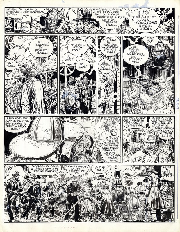 Jean Giraud, Jean-Michel Charlier, Blueberry - Angel face - Planche originale