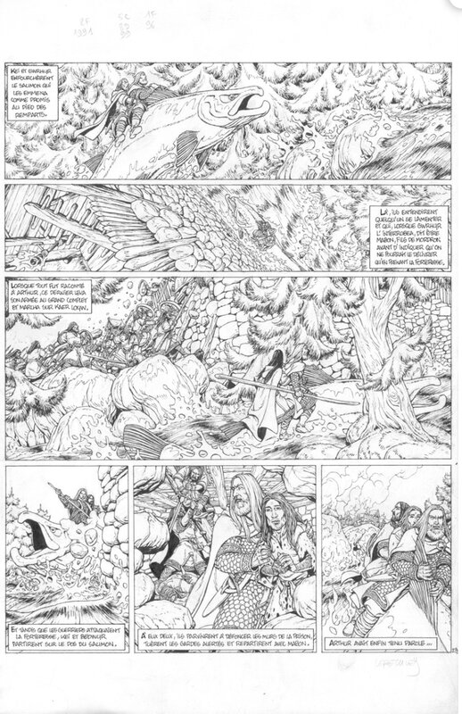 En vente - Arthur par Jérôme Lereculey - Planche originale