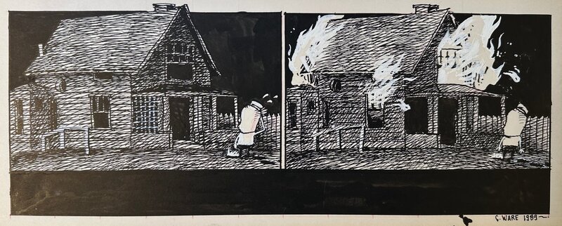 For sale - Chris Ware, Acme Novelty Library n°3 - Potato Guy - Fire - Comic Strip