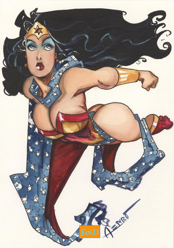 Wonder Woman by Alfonso Azpiri - Original Illustration