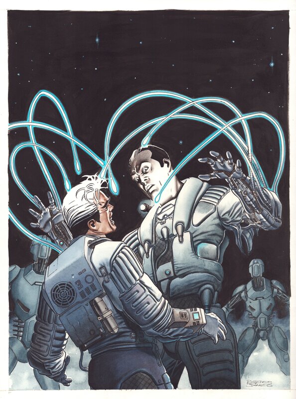 En vente - Roberto De Angelis, Nathan Never #234 [La cittadella] couverture - Couverture originale