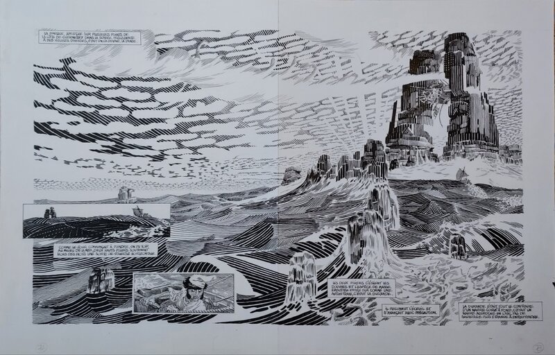 Michel Durand, Les travailleurs de la mer - Comic Strip