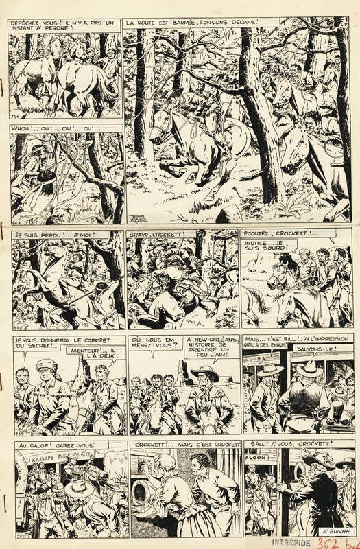 David Crockett by Étienne Le Rallic - Comic Strip