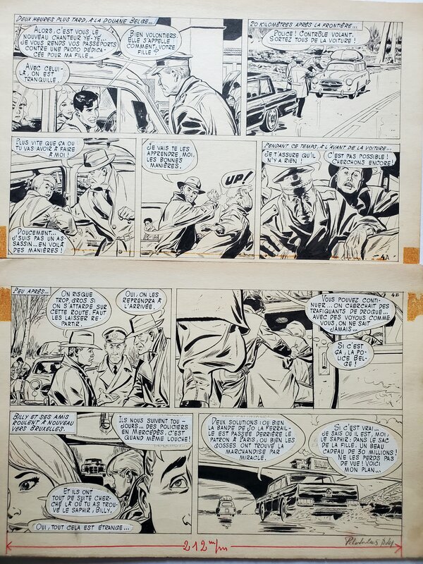 BILLY  HATTAWAY par Antonio Parras - Planche originale