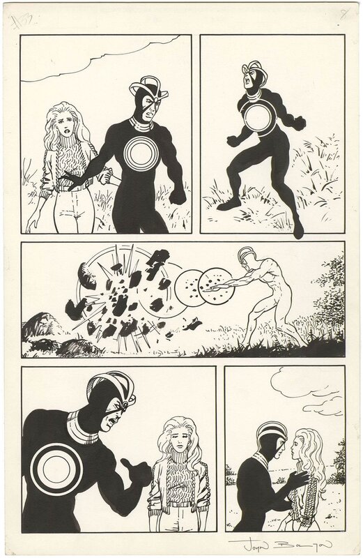 En vente - John Bolton, Classic X-Men #33 p8 (Signed) - Planche originale