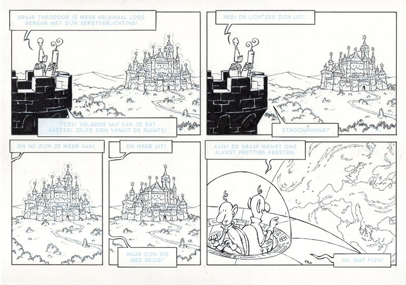 Kerstverlichting by Frodo De Decker - Comic Strip