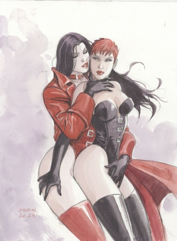 Enrico Marini, Rapaces : Camilla et Lenore - Illustration originale