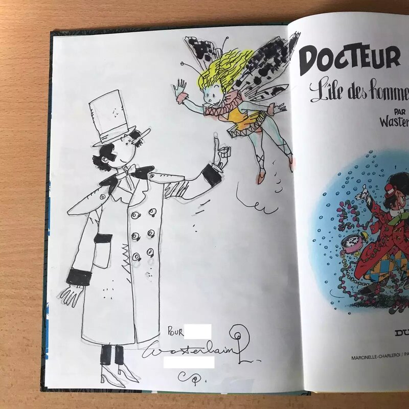 Docteur Poche par Merc Wasterlain - Dédicace
