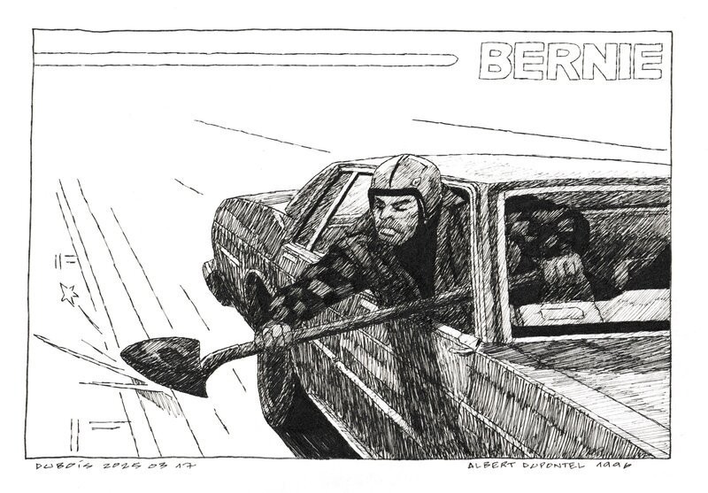 Bernie (expo Paris) par Stéphane Dubois - Illustration originale