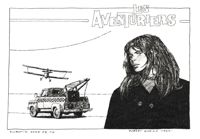 Stéphane Dubois, Les aventuriers (expo Paris) - Original Illustration