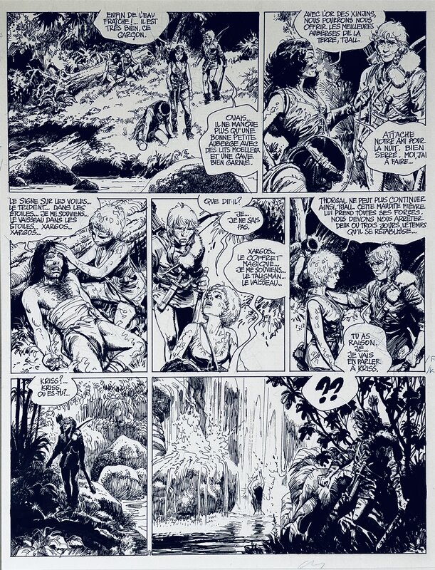 For sale - Grzegorz Rosinski, Thorgal - Les yeux de Tanatloc - Comic Strip