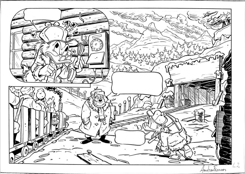 Andrea Ferraris, Paul Halas, Buddy, Can You Spare a Job? - Planche originale
