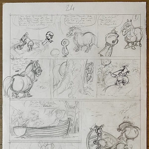 Sirius, Bouldadar et Colegram - Original art
