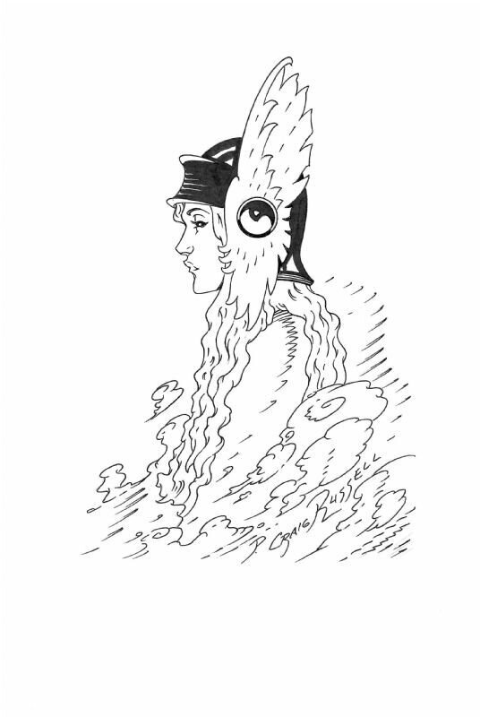 Brunhilde par P Craig Russell - Illustration originale