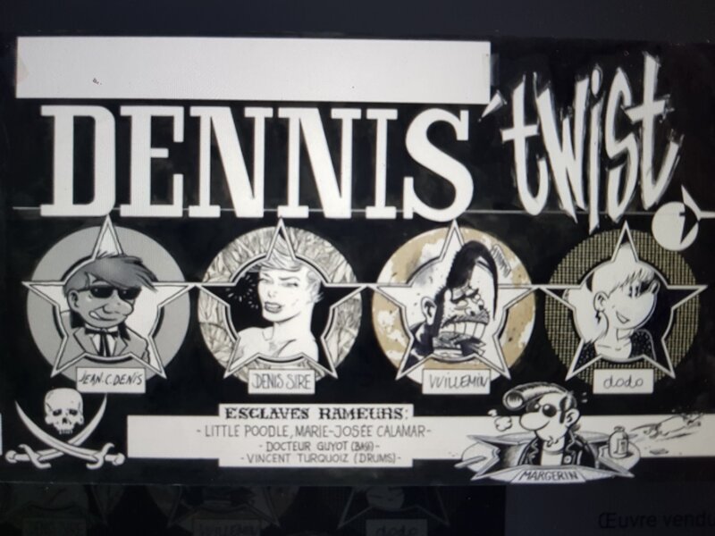 Denis TWIST MARGERIN DENIS SIRE JC DENIS DODO VUILLEMIN DESSIN ORIGINAL COLLECTIF - Original Illustration