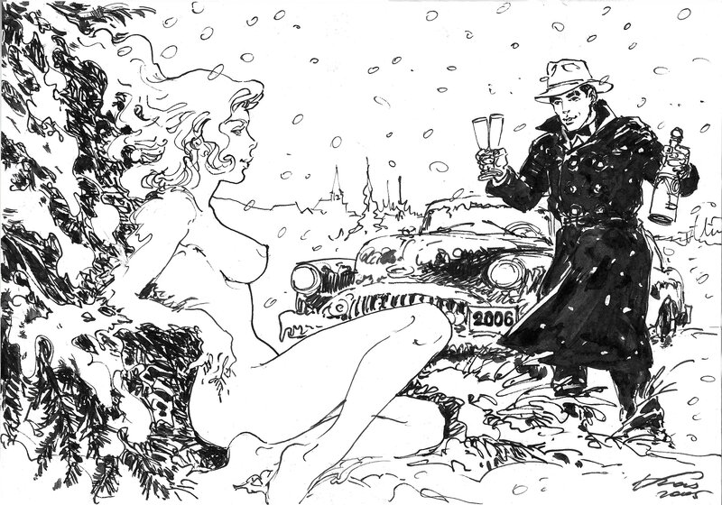 Kas, Sketch Christmas card 2005-2006 - Sketch