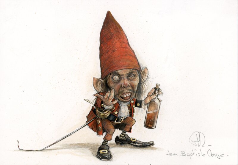 For sale - Fir Darrig by Jean-Baptiste Monge - Original Illustration