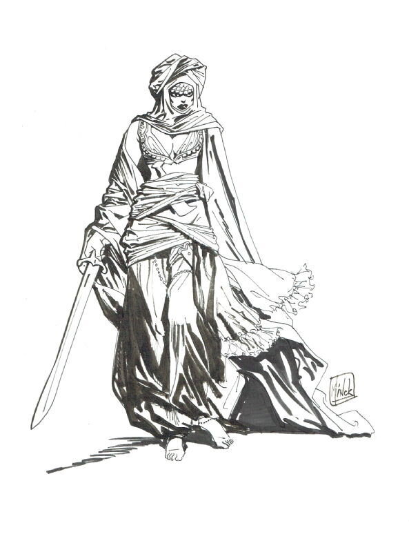 Nomade par Minck Oosterveer - Illustration originale