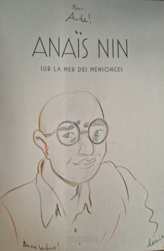 Dédicace de Bischoff dans Anais Ninn - Dédicace