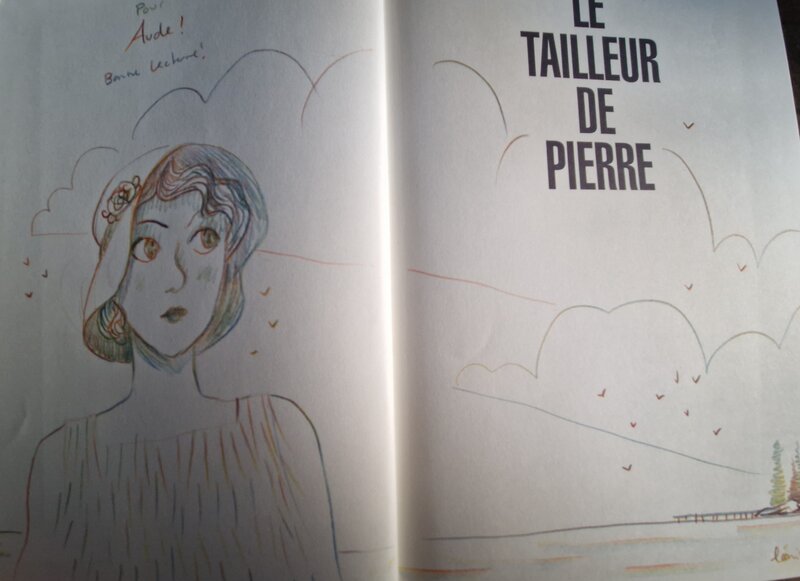 Dédicace de Bischoff dans le tailleur de pierre - Sketch