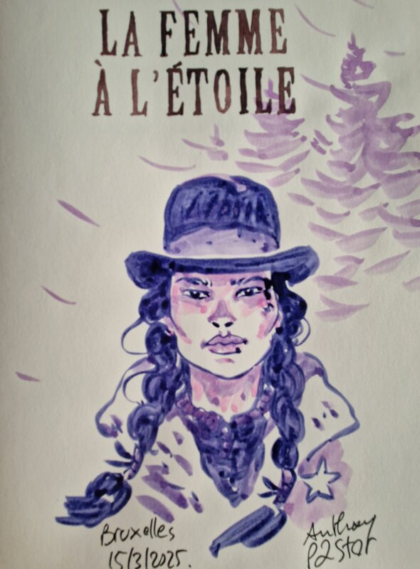 Dédicace de Pastor dans la femme à l'étoile - Sketch